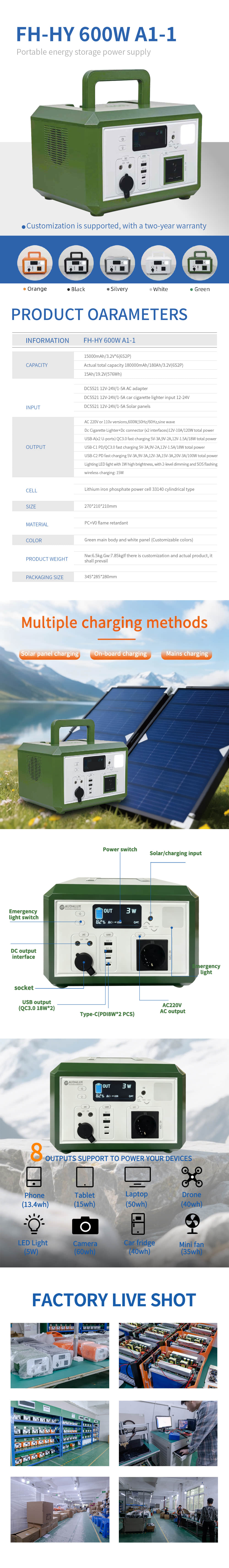 600W Portable Power Stations